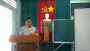Ông Lê Văn Cảnh, Phó trưởng phòng GD&ĐT An Minh phát biểu khai mạc lớp tập huấn