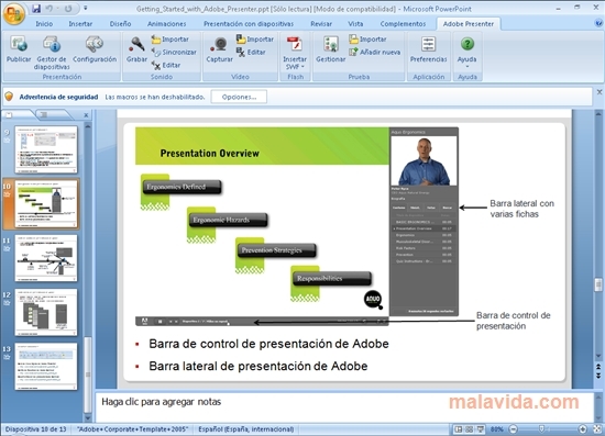 Phần mềm soạn thảo bài giảng điện tử Adobe Presenter 7.0